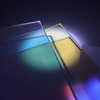 LUCK 3mm 4mm dichroic colored stained mirror glass sheet sheets