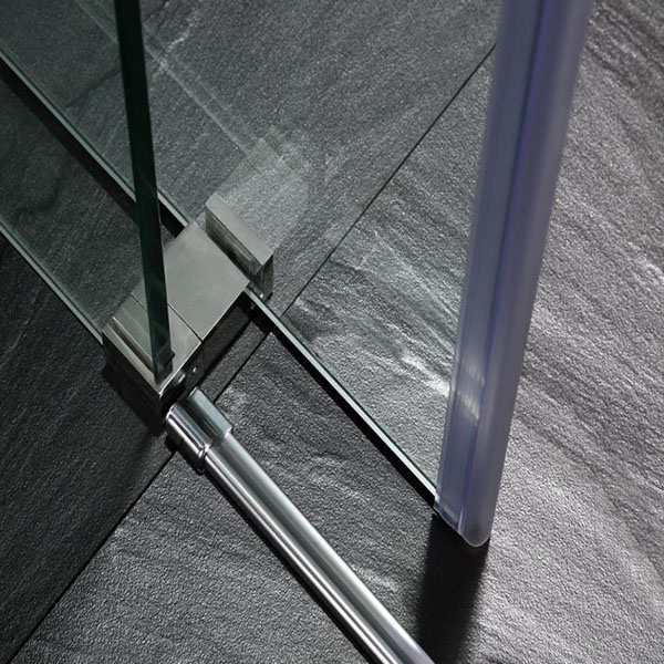 LUCK Hotel custom toughened glass integral unit cabin design bathroom shower