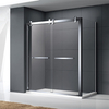 LUCK Hotel custom toughened glass integral unit cabin design bathroom shower