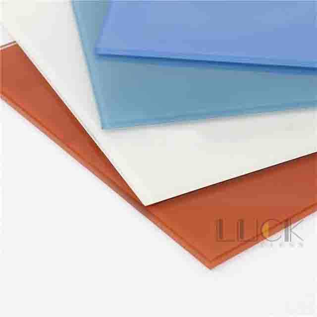 LUCK lacquered painted glass for kitchen splashback background wall